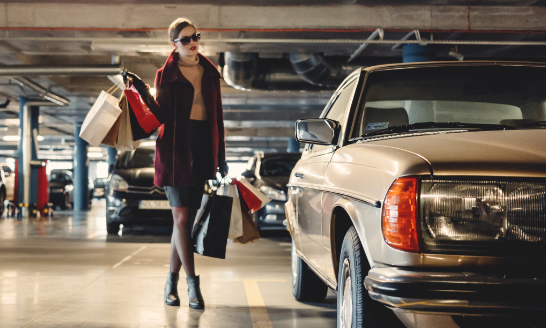 Kostenlose Parkplätze für Kunden Modehaus Biewendt